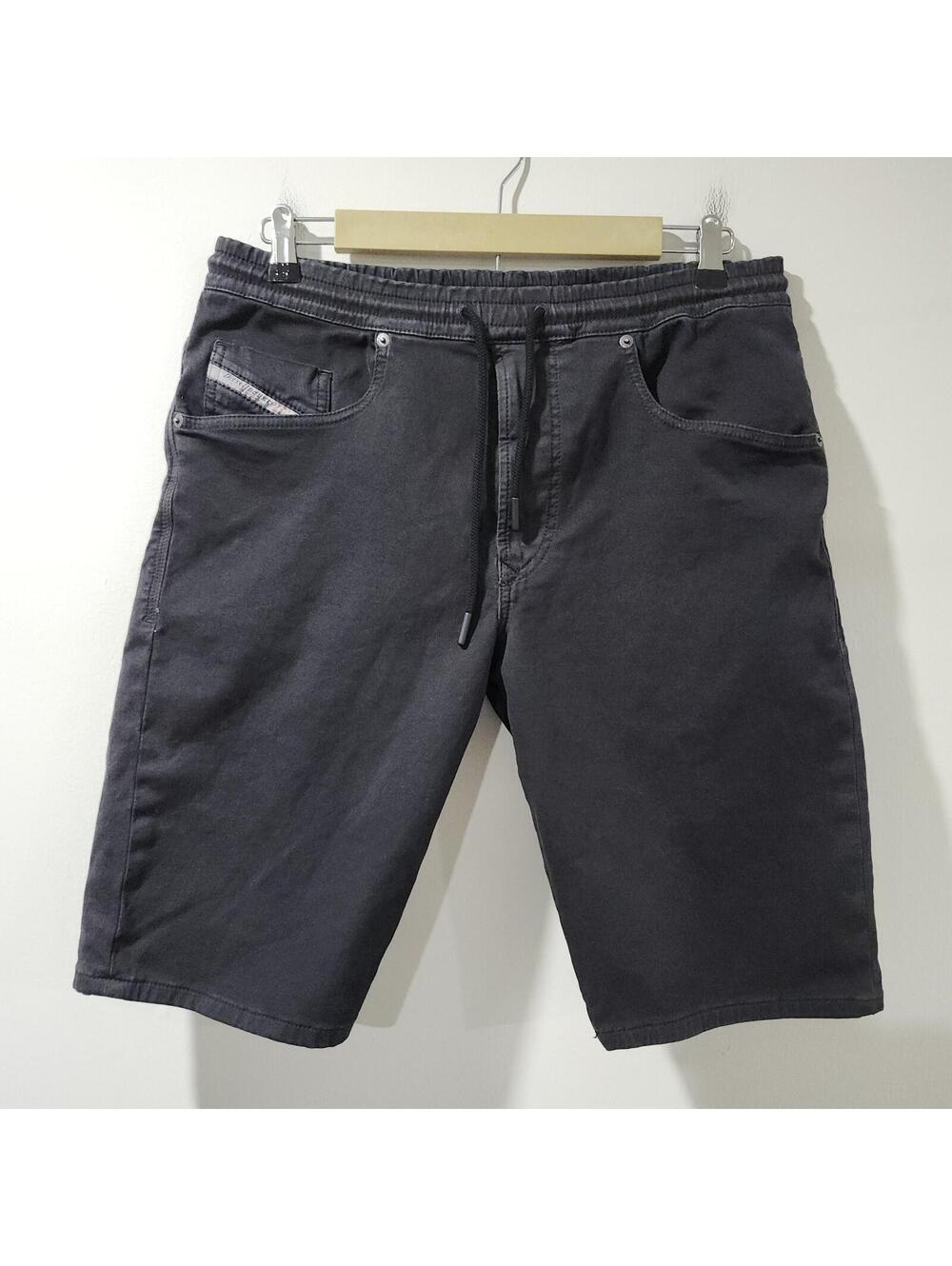 Diesel D Krooley JoggJean Shorts Mens 30 Chino Flat Front Denim